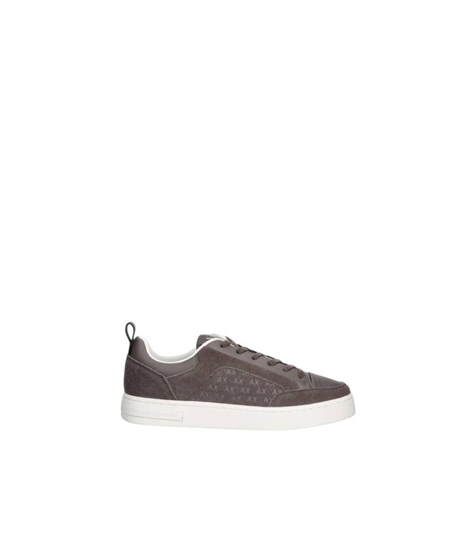ARMANI EXCHANGE Suede logo Sneaker  Falcon grey