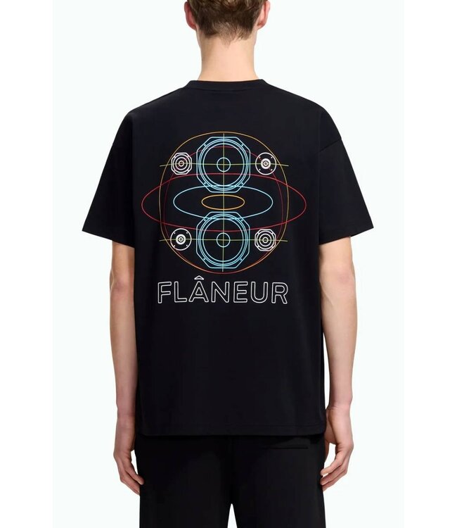 Flaneur Speaker T-shirt Black multicolour