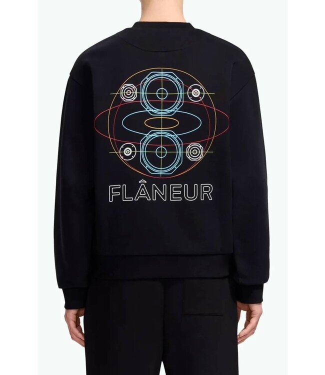 Flaneur Speaker sweater Black multicolour