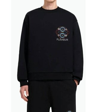 Flaneur Speaker sweater Black multicolour