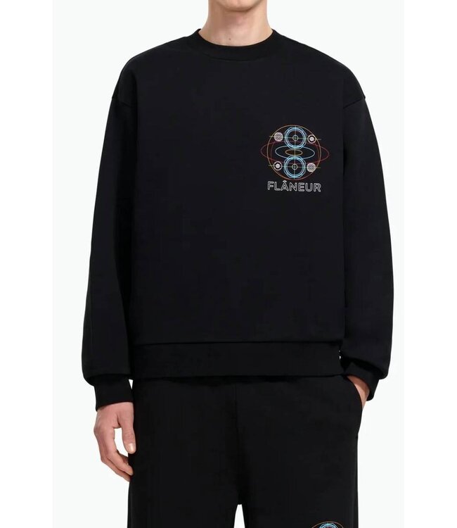 Flaneur Speaker sweater Black multicolour