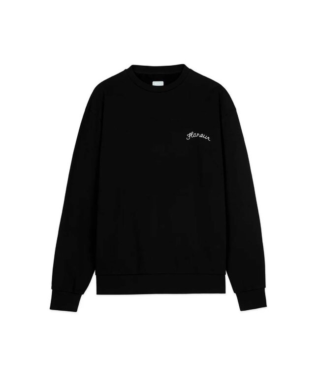 Flaneur Signature Sweater Black