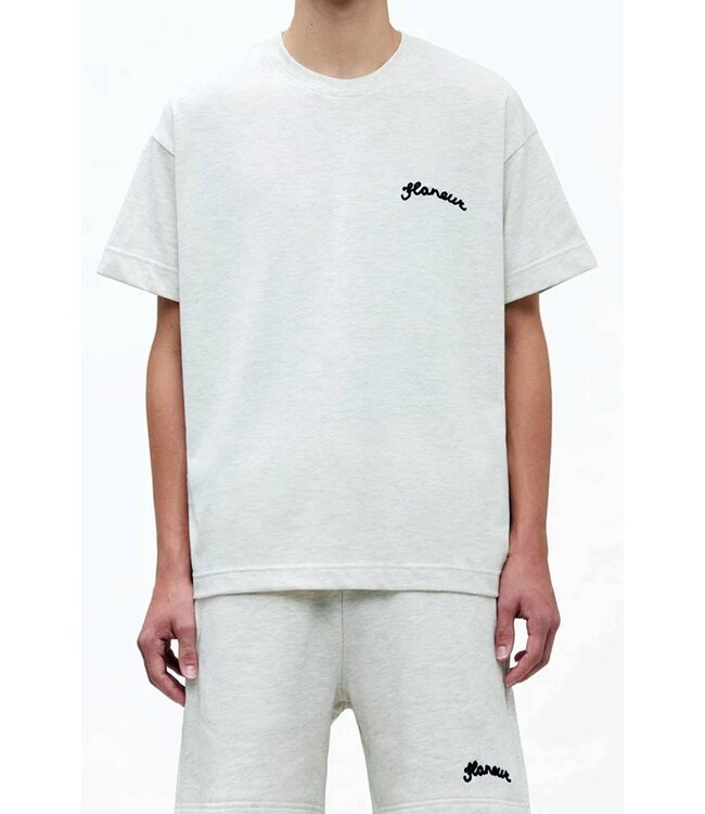 Flaneur Signature T-Shirt Heather Grey