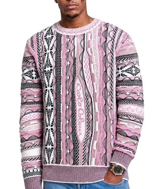 Carlo colucci Sweater Multi color Pink white