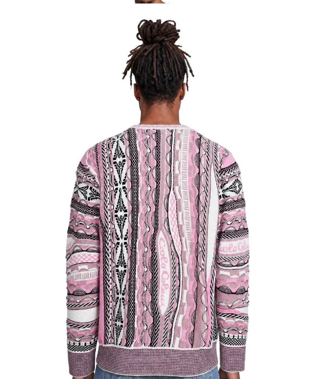 Carlo colucci Sweater Multi color Pink white