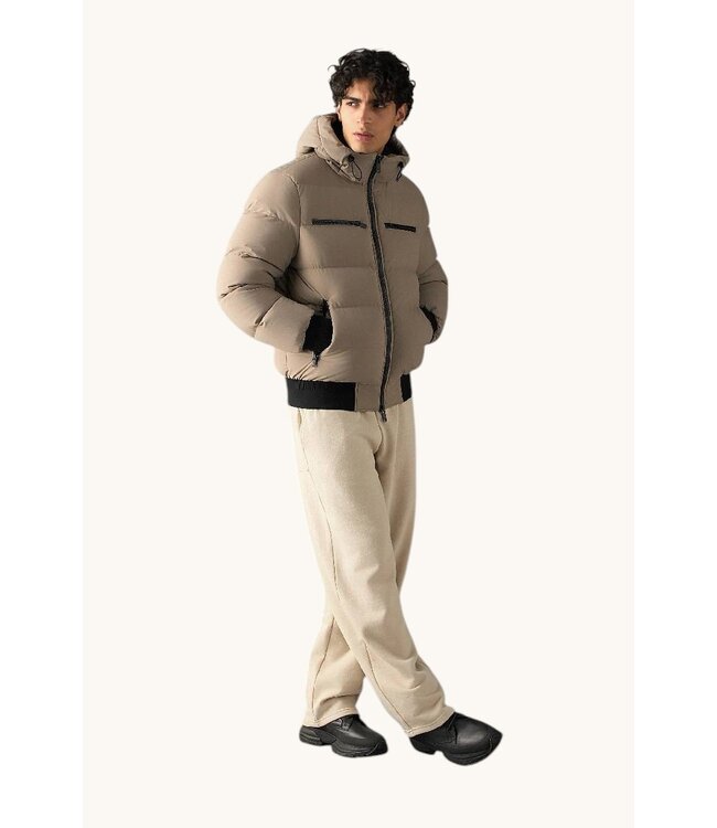 Moose knuckles Soho Bomber Ashen beige