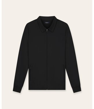 TriaD'oro Tracksuit Jacket with Collar Black