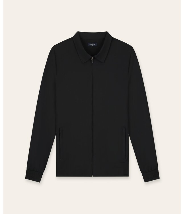 TriaD'oro Tracksuit Jacket with Collar Black