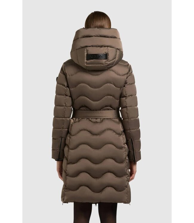 KHUJO Wmn Coat Mira 2 Cane brown