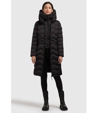 KHUJO Wmn Coat Mira 2 Black
