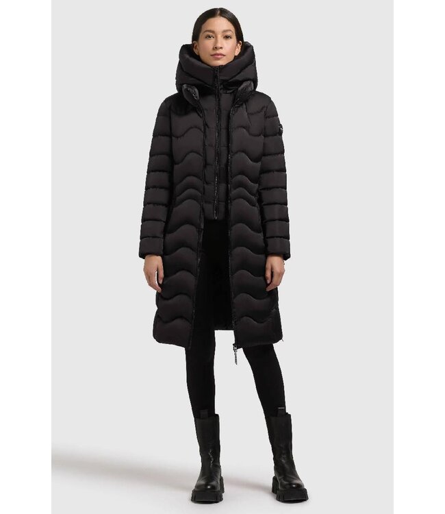 KHUJO Wmn Coat Mira 2 Black