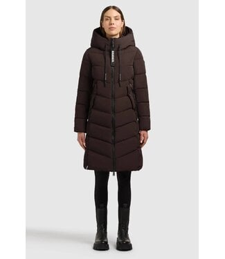 KHUJO Wmn Mikia Winterjas Brown