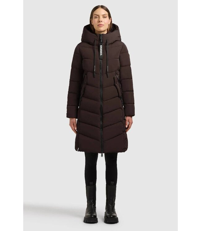 KHUJO Wmn Mikia Winterjas Brown