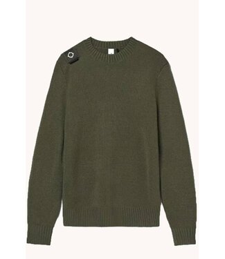 Ma.Strum Oka Crew Sweater Bronze green