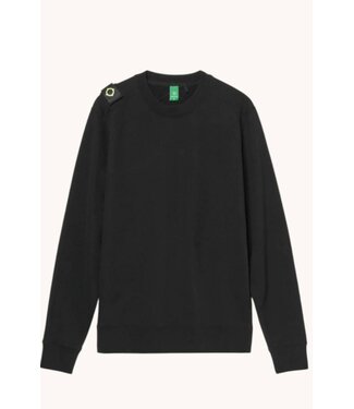 Ma.Strum Oka Crew Sweater Jet Black