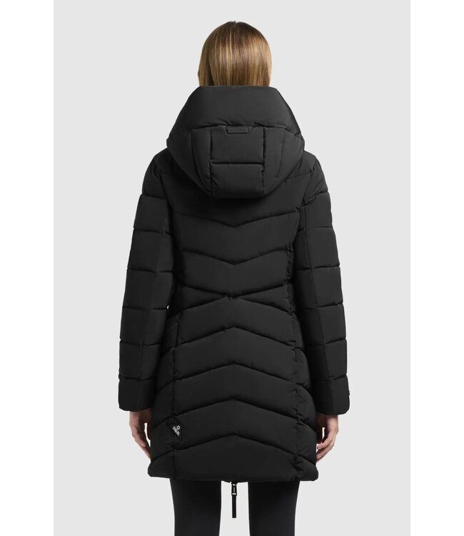 KHUJO Wmn Coat Kiera Black
