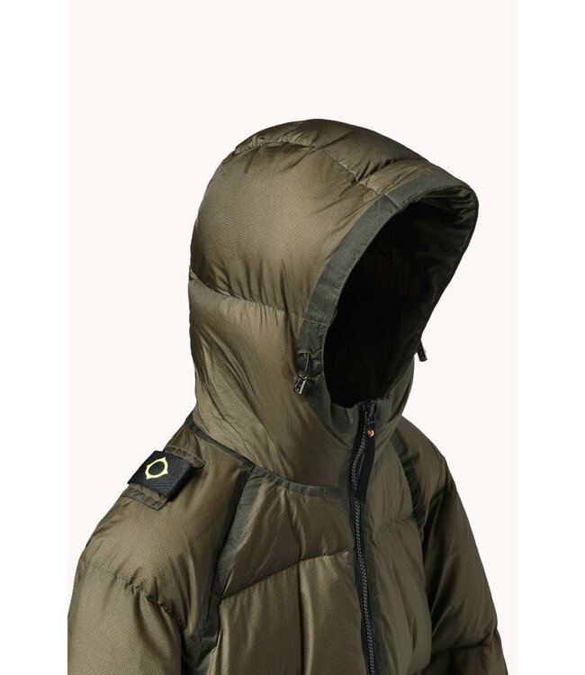Ma.Strum Cobra Down Jacket Bronze green