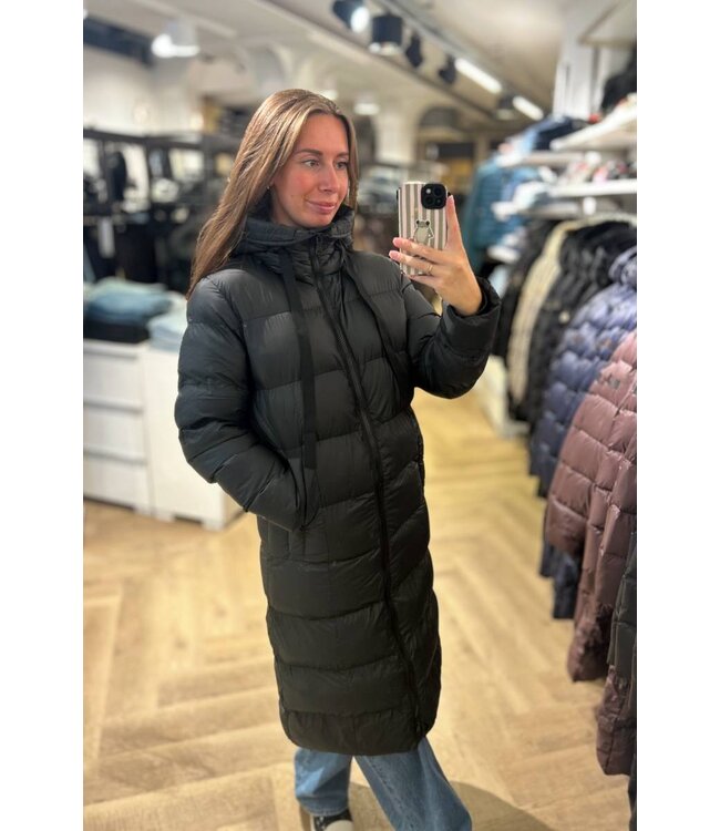 Alessandro Wmn Romy Long Jacket Black