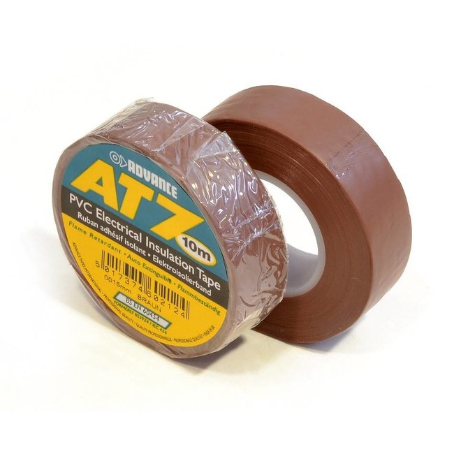 Advance AT7 PVC tape 19mm x 20m Bruin