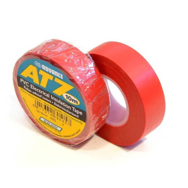 Advance At7 PVC Tape 19mm x 20m rouge