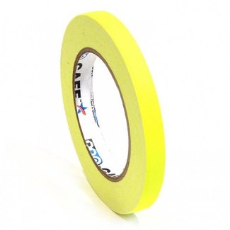 Pro Tapes Pro-Gaff neon gaffa tape 12mm x 22.8m Yellow