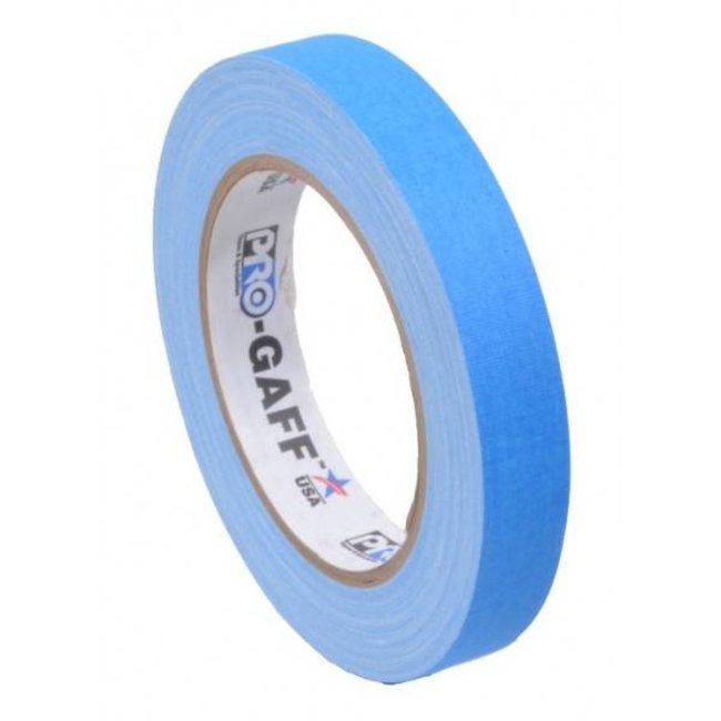 Pro-Gaff neon gaffa tape 19mm x 22.8m Blue