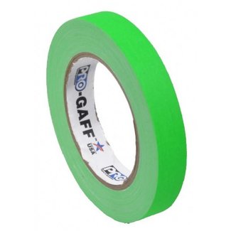Pro Tapes Pro-Gaff neon gaffa tape 19mm x 22,8m Groen