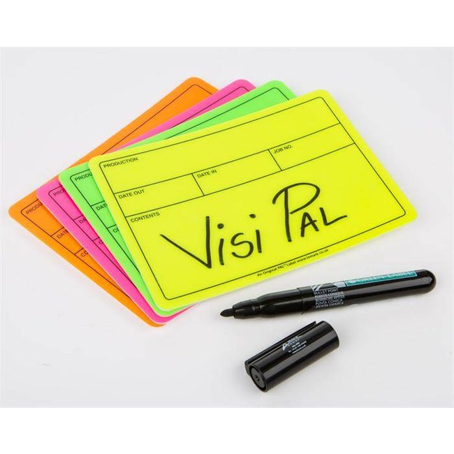 Visi-PAL ™ Label Tour 178mm x 127mm fluoreszierendes Orange