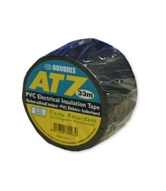 Advance Advance AT7 PVC tape 50mm x 33m Zwart