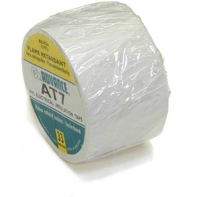 Advance AT7 PVC tape 50mm x 33m Wit