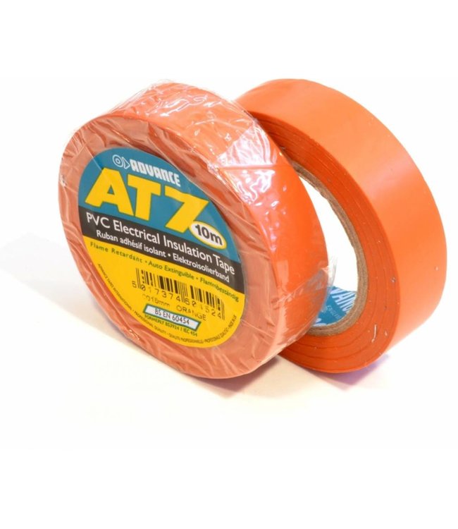 Advance AT7 PVC tape 15mm x 10m Oranje
