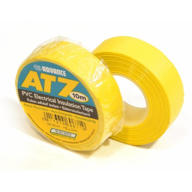 ADVANCE AT7 PVC Ruban de 15mm x 10m jaune