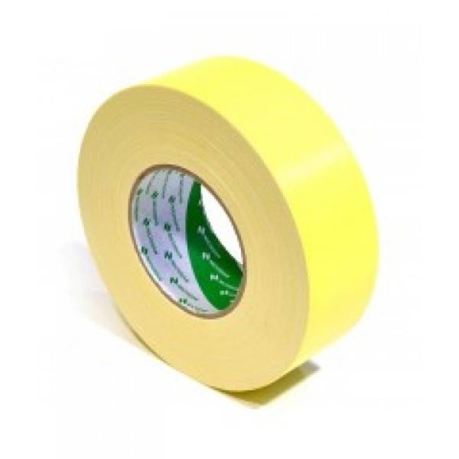 Ruban Adhésif Toilé Jaune Heavy Duty - 100mm X 50m - Forte Adhésion, Imperméable - Pour Réparations, Bricolage