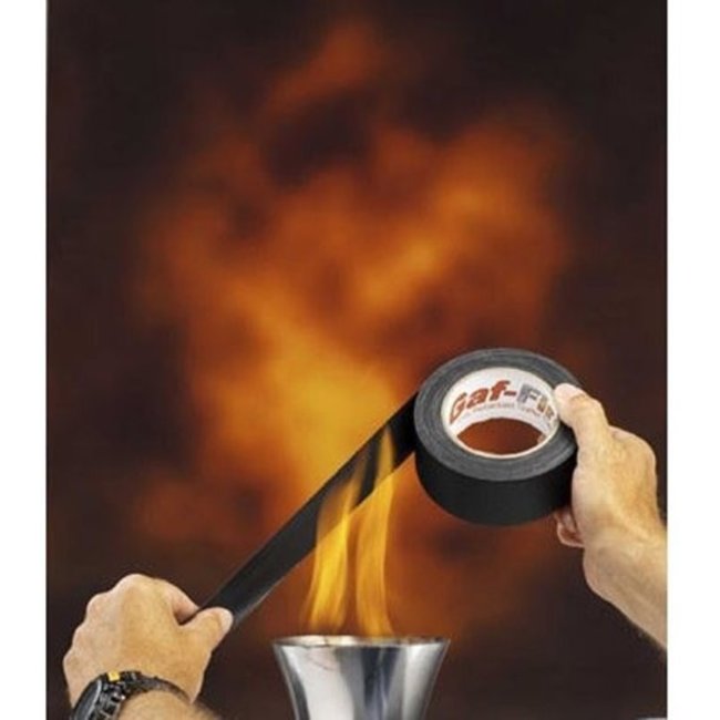Gaf-Fire brandvertragende gaffa tape 48mm x 25m zwart