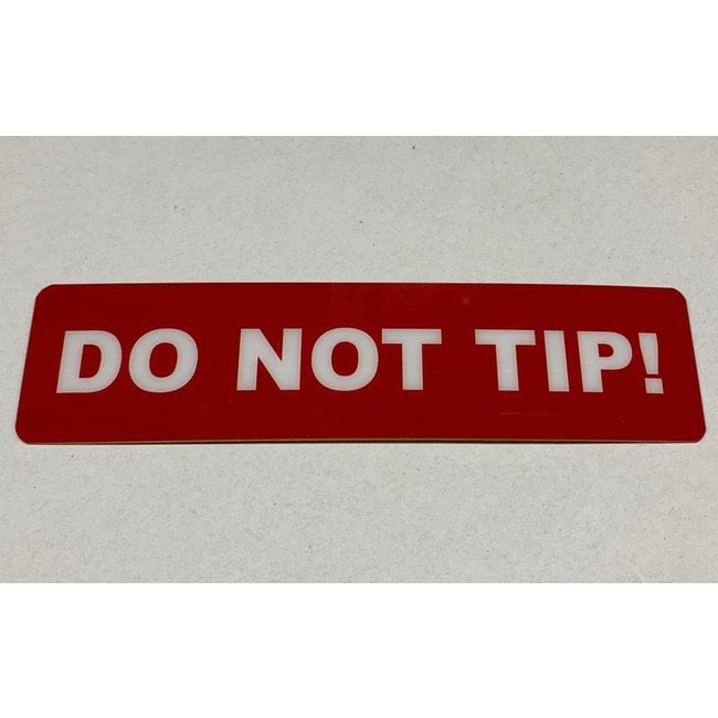 TD47 Flightcase Tour Label - DO NOT TIP!