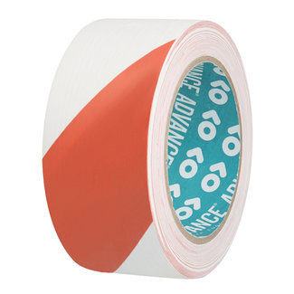 Advance Tape de marquage AT8 AT8 PVC 50mm x 33m rouge / blanc