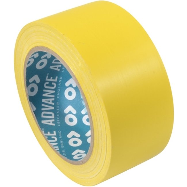Advance AT8 PVC Marking tape 50mm x 33m Yellow