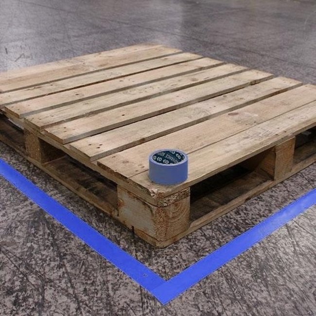 Advance AT8 PVC Marking tape 50mm x 33m Blue