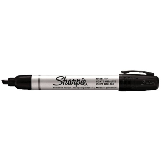 Sharpie Pro Italic 1-4mm Black Metal