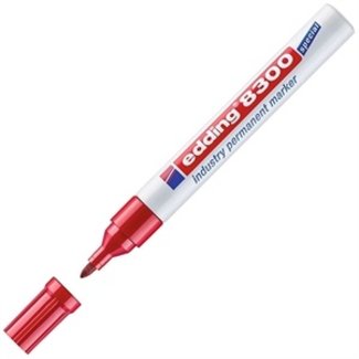 Edding Edding 8300 Industrie «le Permanent Marker Rot (1,5-3 mm rund)