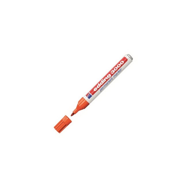 Edding 3000 Permanentmarker Orange (1,5-3 mm rund)