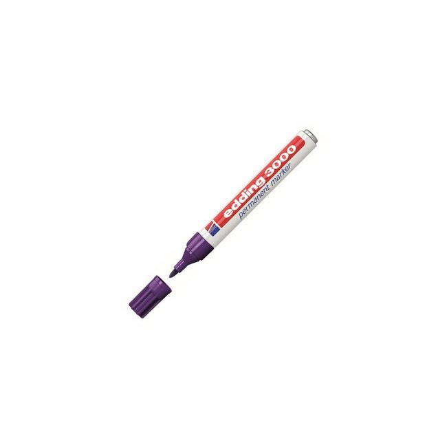 Edding 3000 permanent marker Purple (1.5 - 3 mm round)