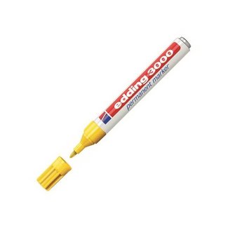 Edding Edding 3000 Yellow Permanent-Marker (1,5-3 mm rund)