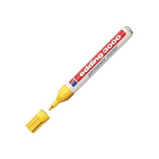Edding 3000 permanent marker Geel (1,5 - 3 mm rond)