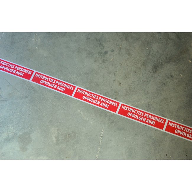 TD47 Distance Stape "Instructions" 50mm x 66m