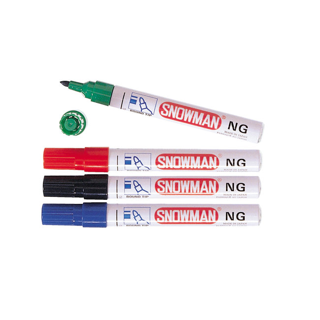 Bonhomme de neige NG-02 Marqueur permanent 1-3mm rouge