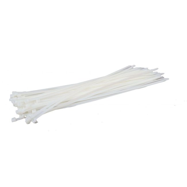 TD47 attaches de câbles 4.8 x 250 mm Blanc