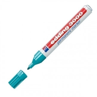 Edding Edding 3000 Permanentmarker Turquoise (1,5-3 mm rund)