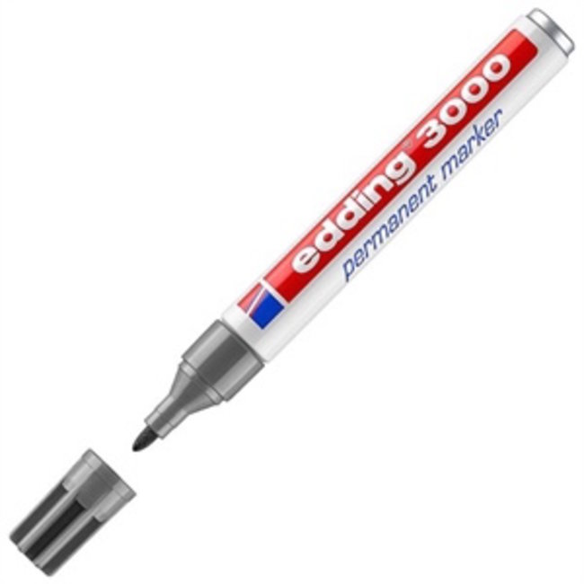 Edding 3000 Permanentmarker Gray (1,5-3 mm rund)