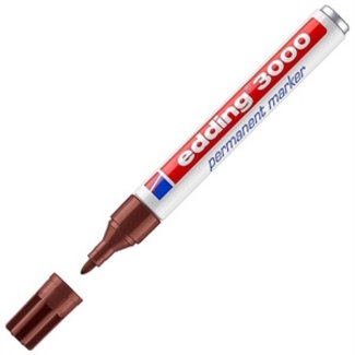 Edding Edding 3000 Permanentmarker Brown (1,5-3 mm rund)